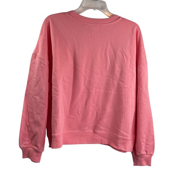 Indigo Thread Co. Women's Floral Beaded Sweatshirt Size XL Coral NWOT - Picture 5 of 8